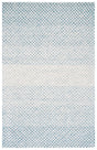 Safavieh Micro-Loop 4'-0" x 6'-0" Rug in Blue / Ivory
