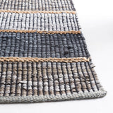 Safavieh Vintage Leather 4'-0" x 6'-0" Rug in Grey / Natural