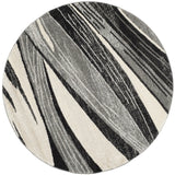 Safavieh Retro 6'-0" x 6'-0" Rug in Light Grey / Ivory