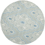 Safavieh Wyndham 7'-0" x 7'-0" Rug in Blue / Ivory