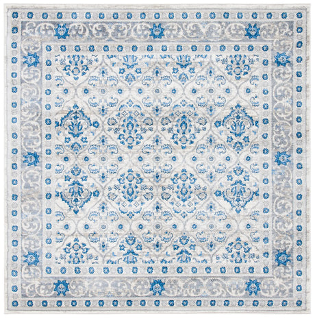 Safavieh Brentwood 6'-7" x 6'-7" Rug in Ivory / Blue