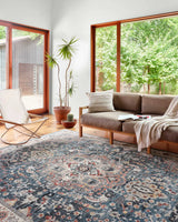 Loloi Samra Sam-04 Slate/Multi Rugs - room scene 1