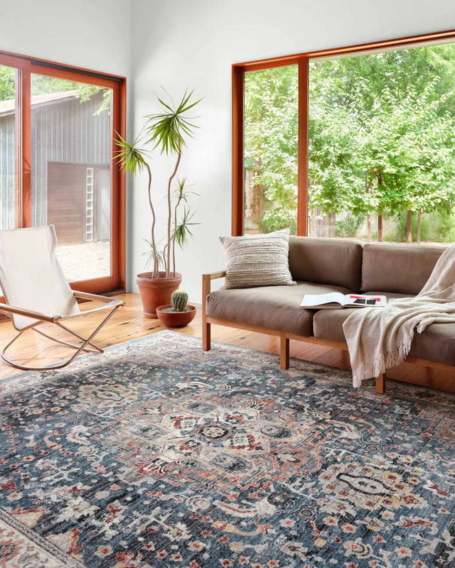 Loloi Samra Sam-04 Slate/Multi Rugs - room scene 1
