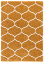 Safavieh Hudson Shag 4'-0" x 6'-0" Rug in Gold / Ivory