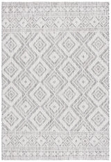 Safavieh Courtyard 4'-0" x 5'-7" Rug in Light Grey / Dark Grey