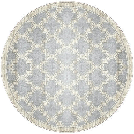 Dynamic Rugs Yazd 2816 Grey / Ivory Rugs - Round