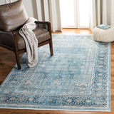 Safavieh Victoria 4'-0" x 6'-0" Rug in Blue / Ivory