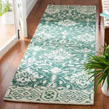 Safavieh Dip Dye 2'-3" x 6'-0" Rug in Dark Green / Ivory