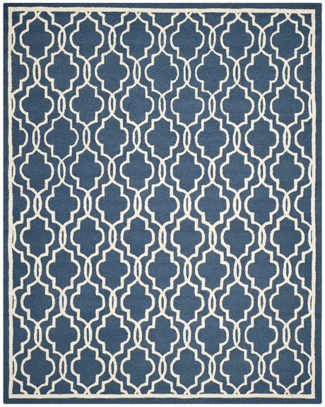 Safavieh Cambridge 10'-0" x 14'-0" Rug in Navy / Ivory