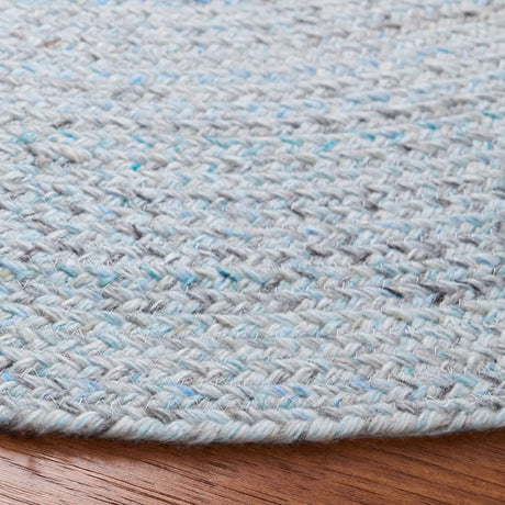 Safavieh Braided 5'-0" x 5'-0" Rug in Blue / Grey