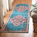 Safavieh Monaco 2'-2" x 8'-0" Rug in Blue / Multi