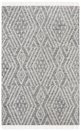 Safavieh Kilim 4'-0" x 6'-0" Rug in Black / Ivory