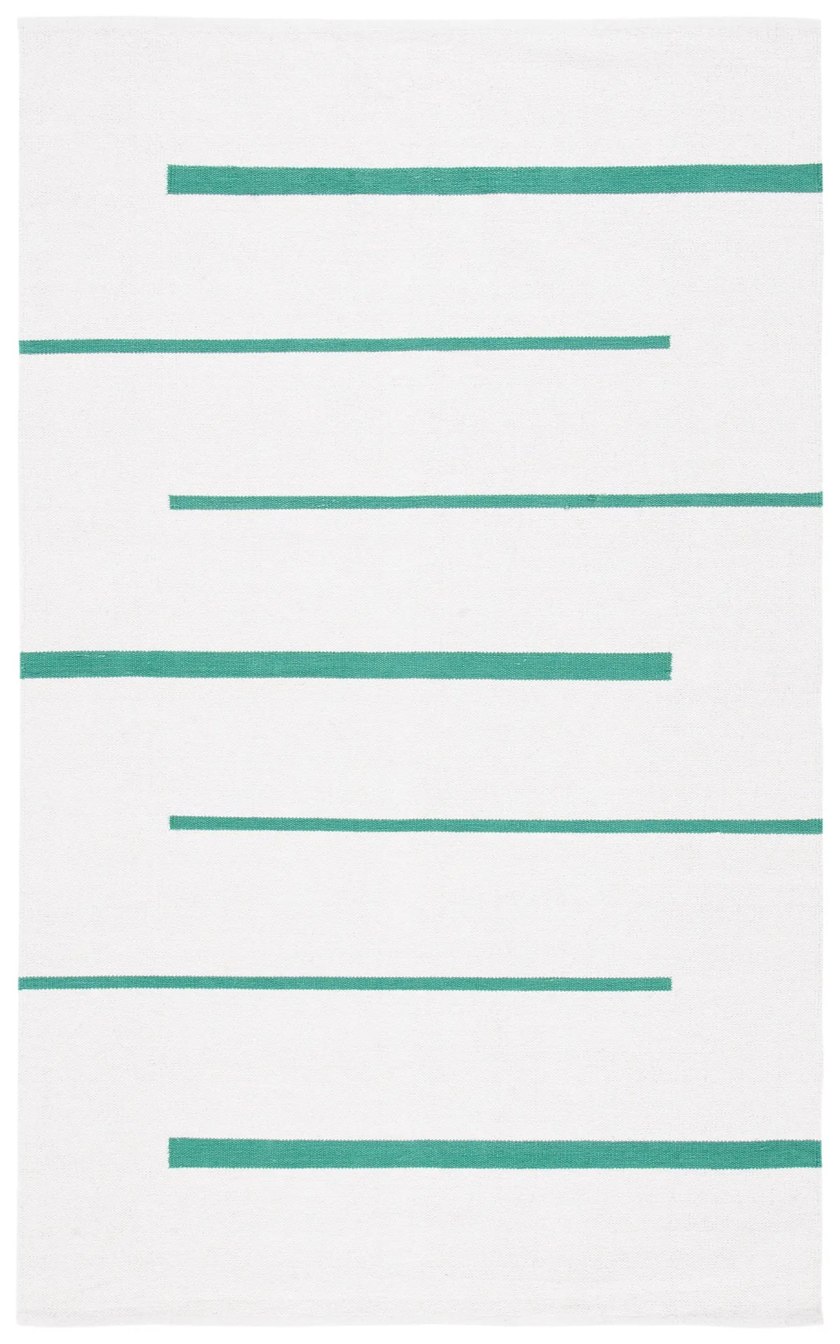 Safavieh Montauk 4'-0" x 6'-0" Rug in Ivory / Dark Green