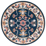 Safavieh Blossom 6'-0" x 6'-0" Rug in Blue / Ivory