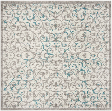 Safavieh Skyler 6'-7" x 6'-7" Rug in Ivory / Blue