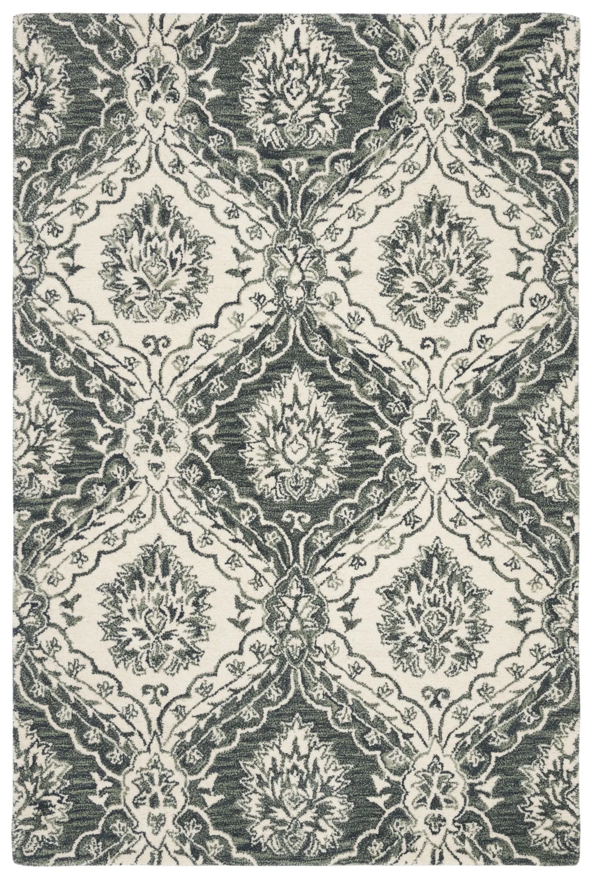 Safavieh Blossom 4'-0" x 6'-0" Rug in Blue / Ivory