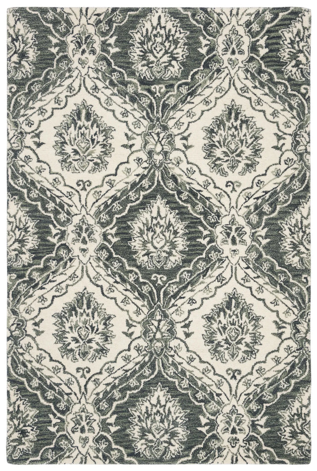Safavieh Blossom 4'-0" x 6'-0" Rug in Blue / Ivory