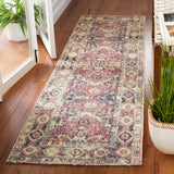 Safavieh Classic Vintage 2'-3" x 8'-0" Rug in Red / Blue