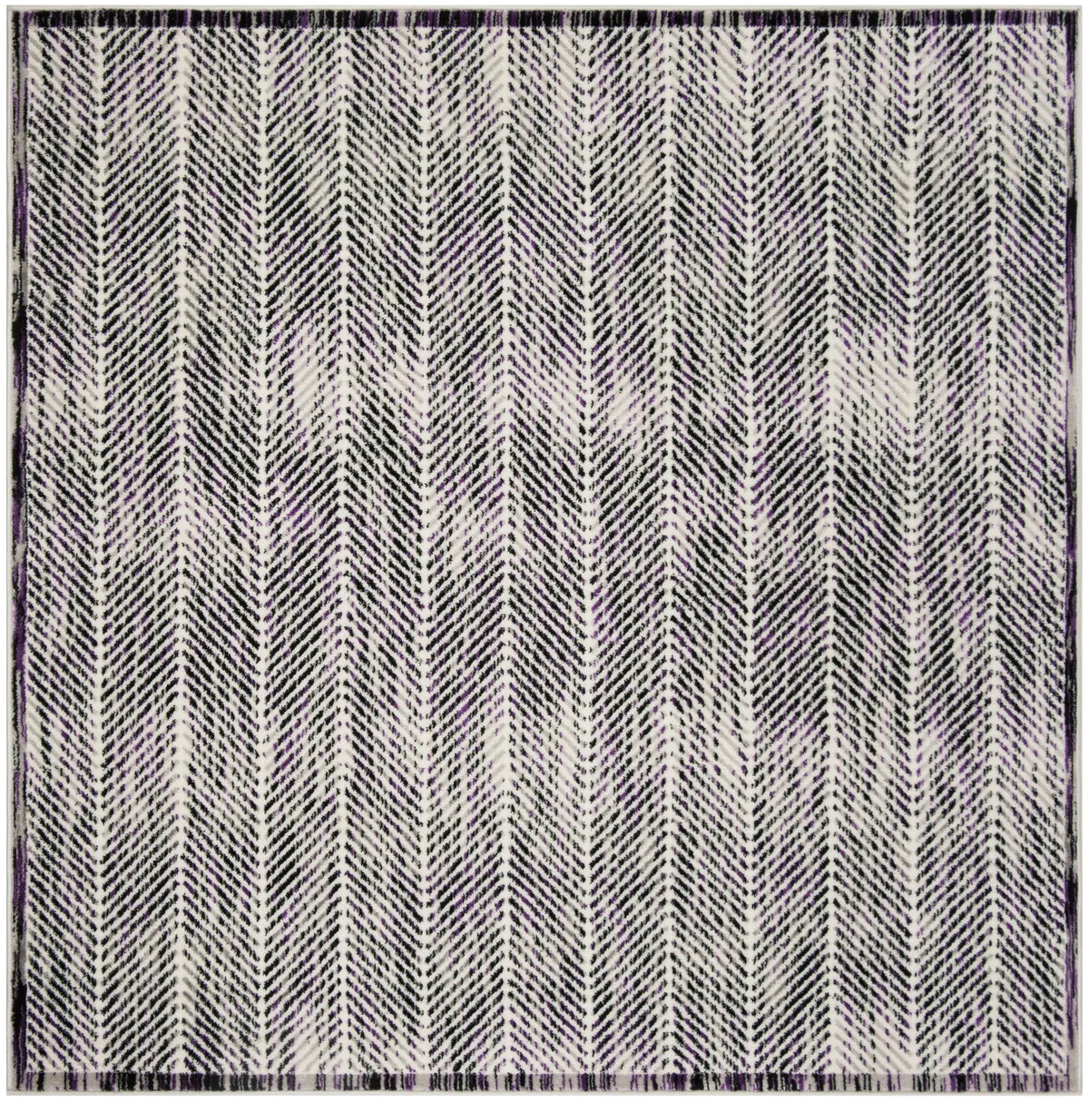 Safavieh Skyler 6'-7" x 6'-7" Rug in Grey / Purple
