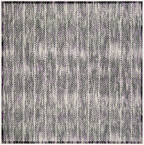 Safavieh Skyler 6'-7" x 6'-7" Rug in Grey / Purple