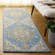 Safavieh Metro 2'-3" x 8'-0" Rug in Blue / Beige