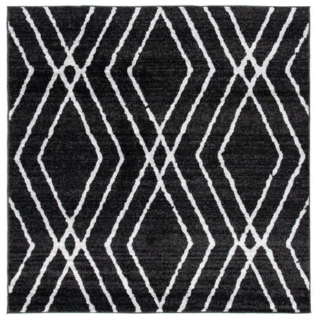 Safavieh Adirondack 6'-0" x 6'-0" Rug in Black / Light Grey