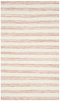 Safavieh Dhurries 3'-0" x 5'-0" Rug in Rust / Ivory