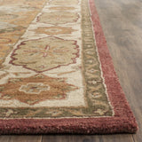 Safavieh Heritage 8'-0" x 10'-0" Rug in Rust / Ivory