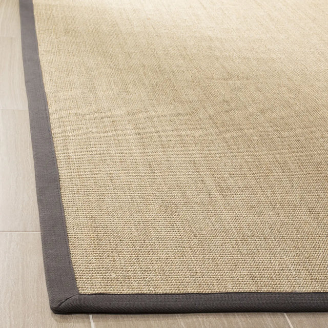 Safavieh Natural Fiber 4'-0" x 6'-0" Rug in Natural / Dark Grey