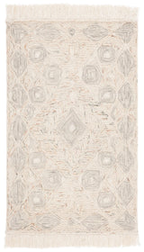Safavieh Ikat 3'-0" x 5'-0" Rug in Ivory / Grey