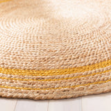 Safavieh Natural Fiber 3'-0" x 3'-0" Rug in Beige / Gold