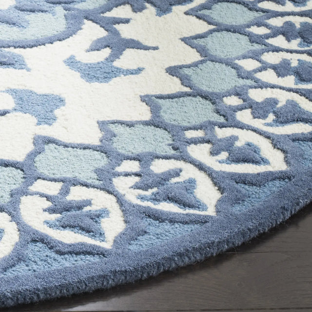 Safavieh Bellagio 5'-0" x 5'-0" Rug in Ivory / Blue