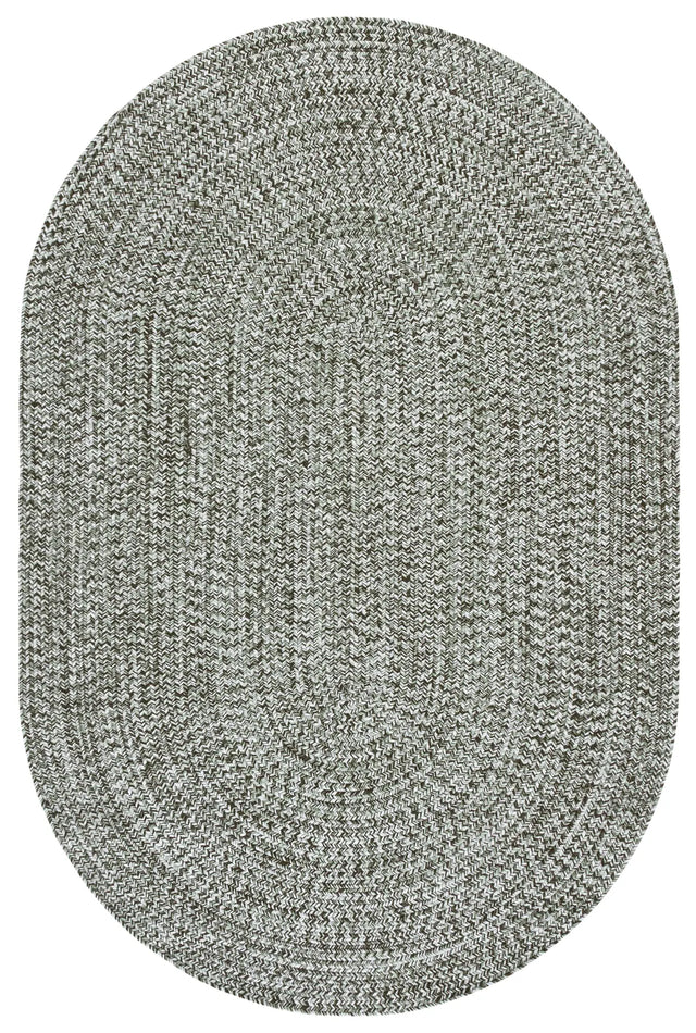Safavieh Braided 4'-0" x 6'-0" Rug in Green