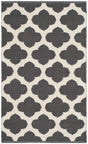 Safavieh Montauk 2'-0" x 3'-0" Rug in Dark Grey / Ivory