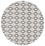 Safavieh Marbella 6'-0" x 6'-0" Rug in Black / Ivory