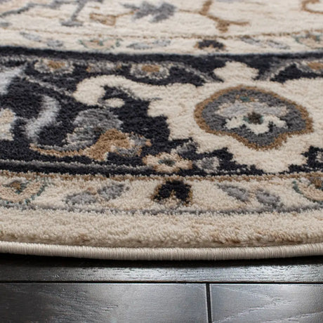Safavieh Lyndhurst 7'-0" x 7'-0" Rug in Cream / Navy