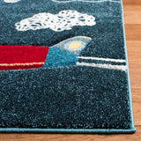 Safavieh Carousel Kids 100 4'-0" x 6'-0" Rug in Navy / Ivory