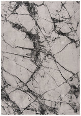 Safavieh Lurex 100 4'-0" x 6'-0" Rug in Grey / Black