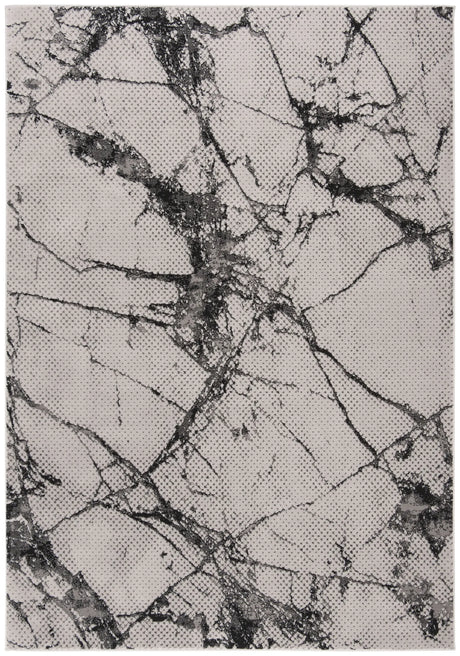 Safavieh Lurex 100 4'-0" x 6'-0" Rug in Grey / Black
