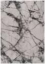 Safavieh Lurex 100 4'-0" x 6'-0" Rug in Grey / Black