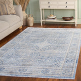 Safavieh Dream 5'-0" x 8'-0" Rug in Grey / Turquoise