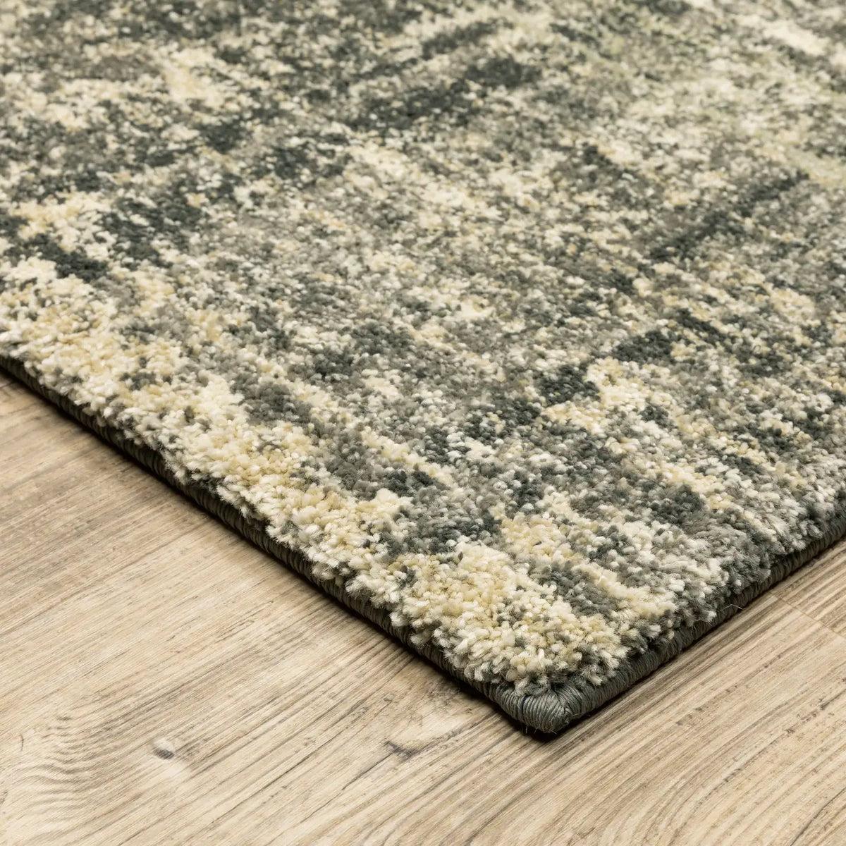 Oriental Weavers Astor 2541M Charcoal/ Beige Rug - corner detail