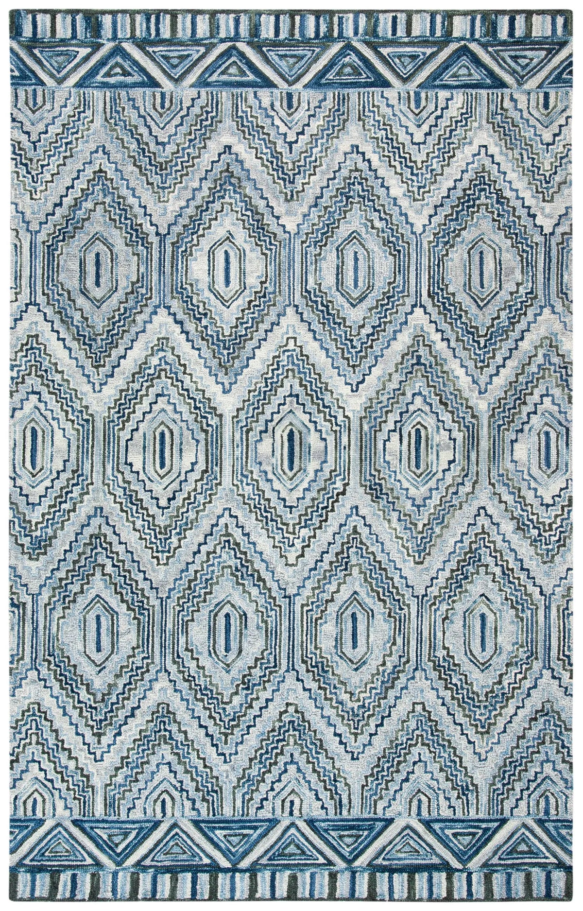 Safavieh Aspen 4'-0" x 6'-0" Rug in Grey / Blue