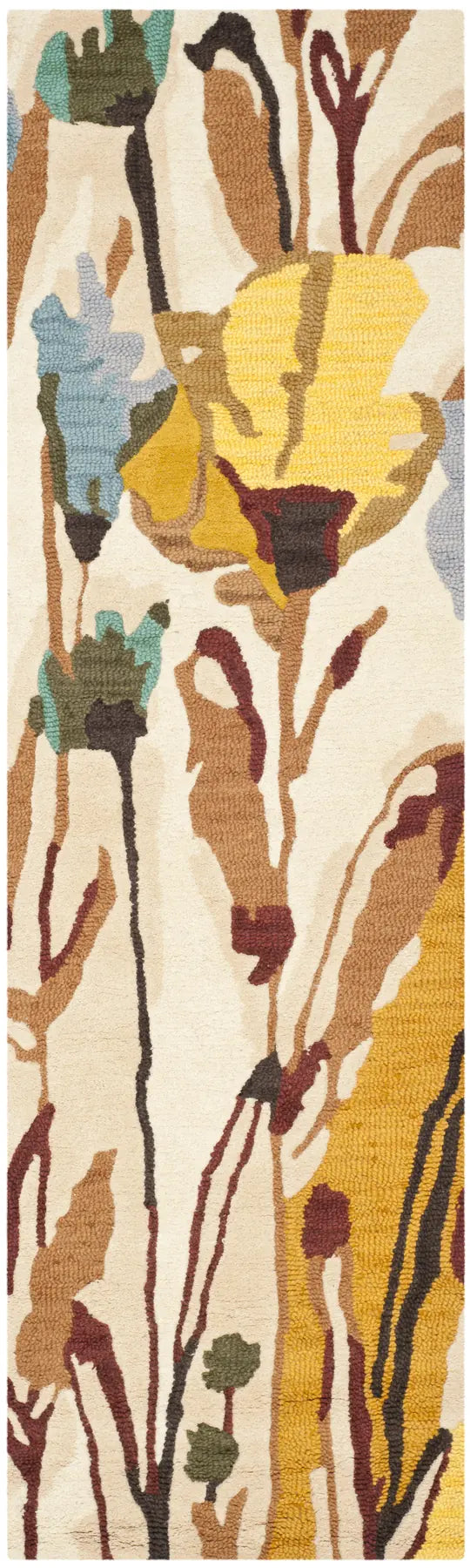Safavieh Jardin 2'-3" x 8'-0" Rug in Ivory / Multi