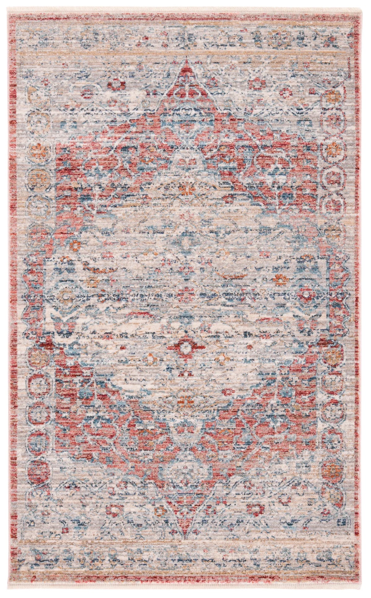 Safavieh Kenitra 600 3'-0" x 5'-0" Rug in Pink / Grey