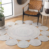 Safavieh Cape Cod 5'-0" x 5'-0" Rug in Grey / Pink