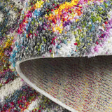 Safavieh Fiesta Shag 4'-0" x 6'-0" Rug in Multi