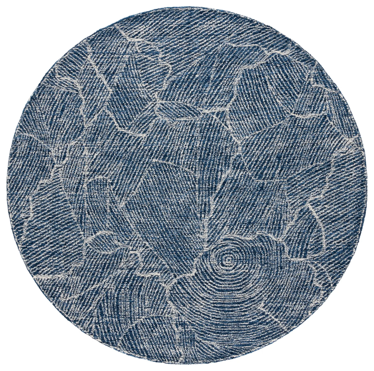Safavieh Metro 6'-0" x 6'-0" Rug in Navy / Ivory