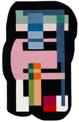 Safavieh Fifth Avenue 5'-0" x 8'-0" Rug in Black / Pink