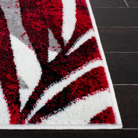 Safavieh Skyler 4'-0" x 6'-0" Rug in Grey / Red